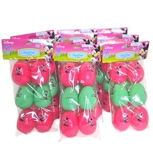 Bulk Disney Minnie Mouse Six (6) Decal Pink Green Eggs Bulk Set Of Ten (10)